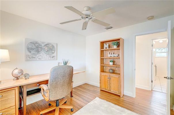 Home Office, Interior, Wood Texture Flooring