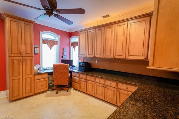 Home Office, Interior, Recessed Lighting