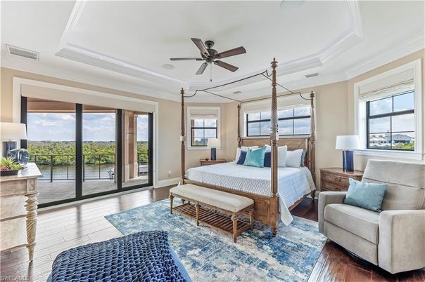 Bedroom, Interior, Water, Wood Texture Flooring