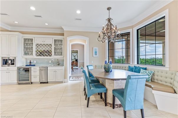 Chandelier, Dining room, Interior, Kitchen, Recessed Lighting
