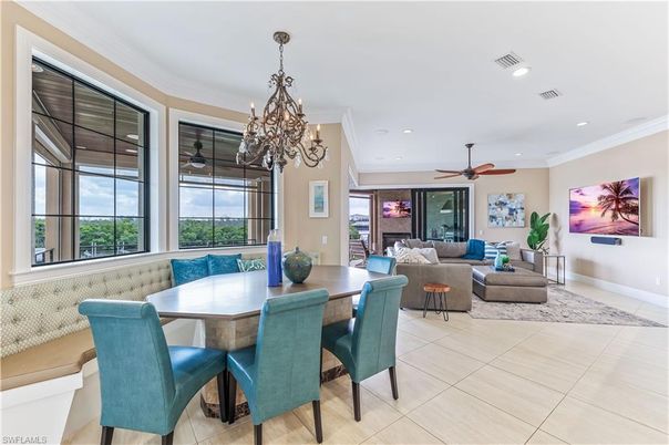 Chandelier, Dining room, Interior, Living room, Recessed Lighting