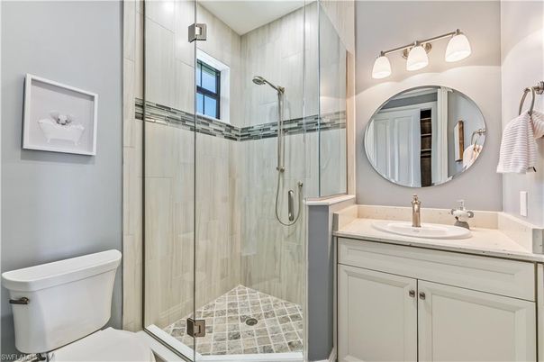 Bathroom, Glass Shower, Interior