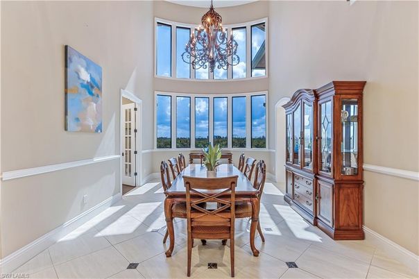 Chandelier, Dining room, Interior