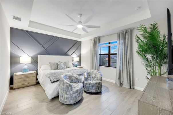 Bedroom, Interior, Wood Texture Flooring