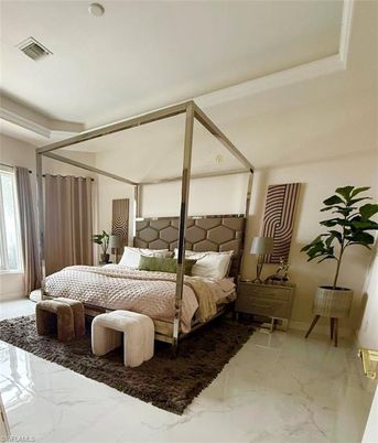 Bedroom, Interior, Marble
