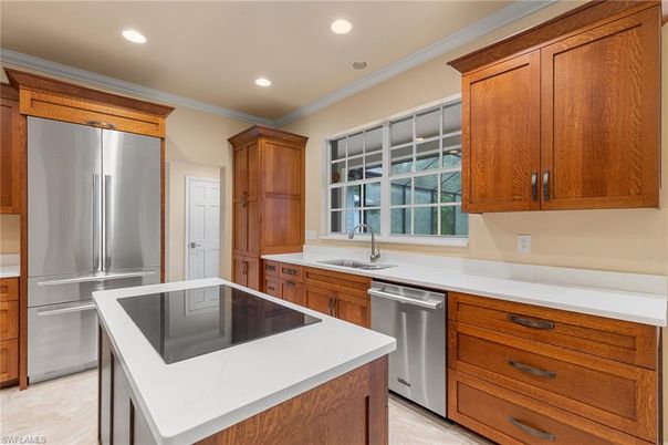 Interior, Kitchen, Recessed Lighting, Stainless Steel Appliances
