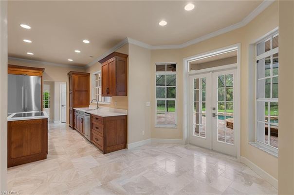 Interior, Kitchen, Recessed Lighting, Stainless Steel Appliances