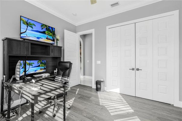Home Office, Interior, Wood Texture Flooring