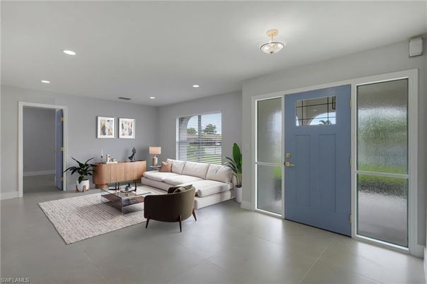 Interior, Living room, Recessed Lighting