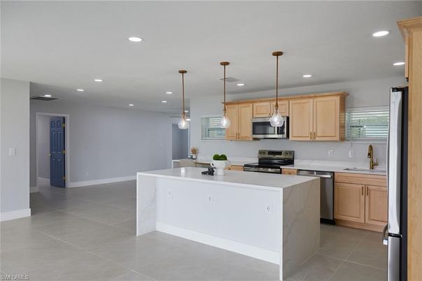 Interior, Kitchen, Pendant Lights, Recessed Lighting