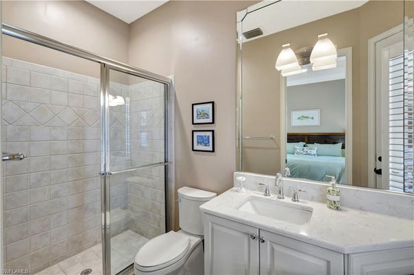 Bathroom, Bedroom, Glass Shower, Interior
