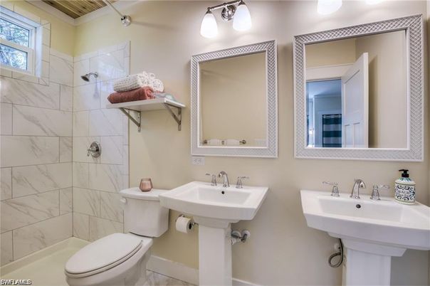 Bathroom, Interior, Marble Walls