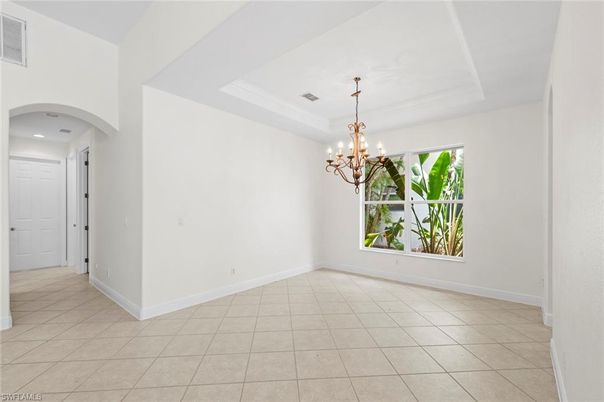 Chandelier, Empty room, Interior