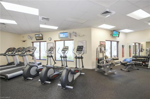 Fitness Equipment, Gym, Interior, Recessed Lighting