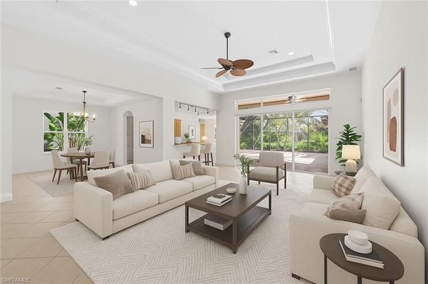 Chandelier, Dining room, Interior, Living room, Recessed Lighting