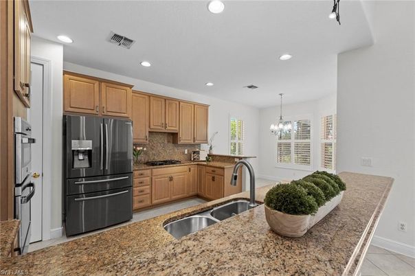 Chandelier, Interior, Kitchen, Recessed Lighting