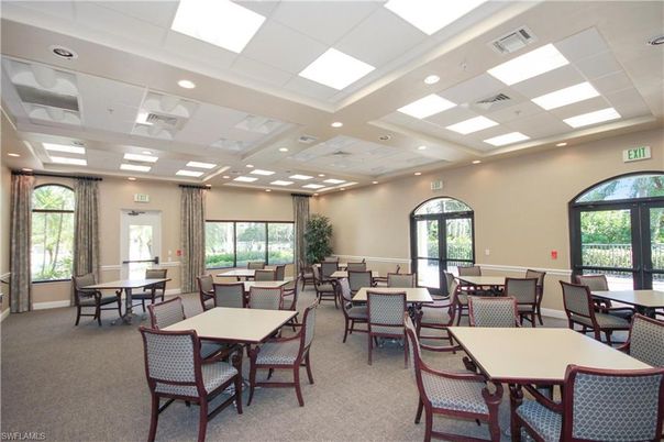 Dining room, Interior, Recessed Lighting
