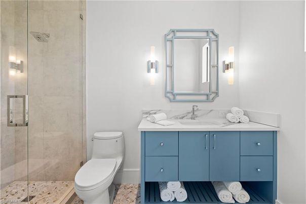 Bathroom, Glass Shower, Interior