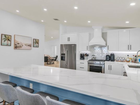 Interior, Kitchen, Recessed Lighting, Stainless Steel Appliances