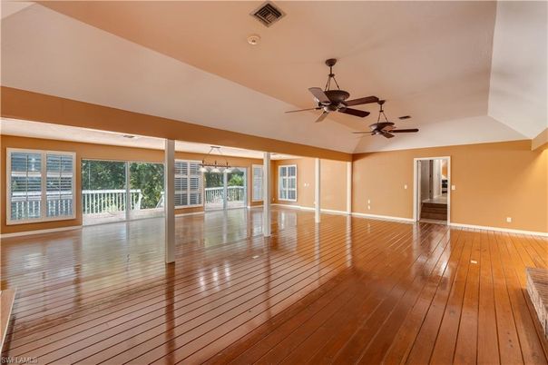 Empty room, Interior, Wood Texture Flooring