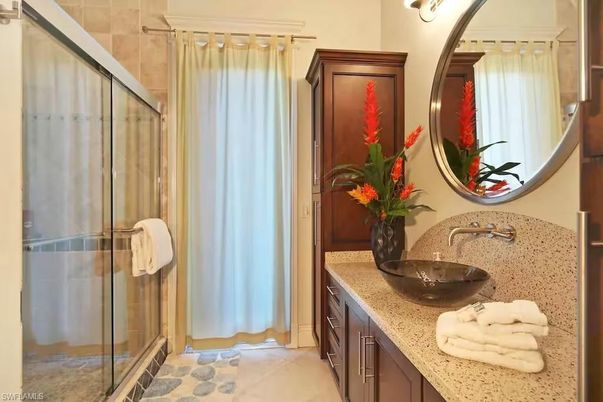 Bathroom, Glass Shower, Interior