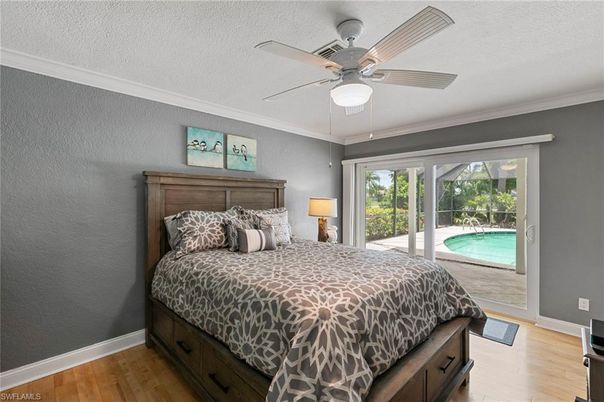 Bedroom, Interior, Pool, Wood Texture Flooring
