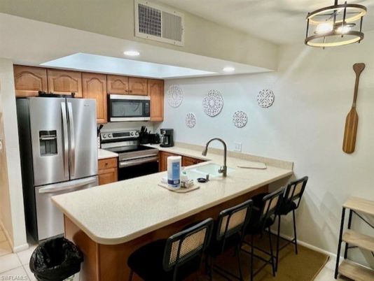 Interior, Kitchen, Recessed Lighting, Stainless Steel Appliances