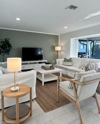 Interior, Living room, Recessed Lighting