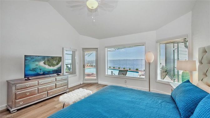 Bedroom, Interior, Water, Wood Texture Flooring