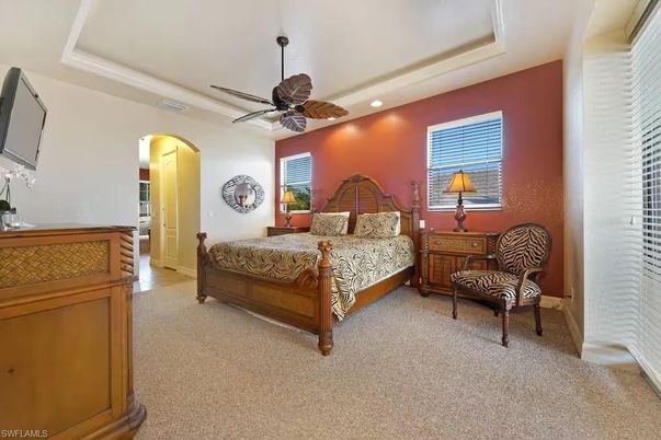 Bedroom, Interior, Recessed Lighting