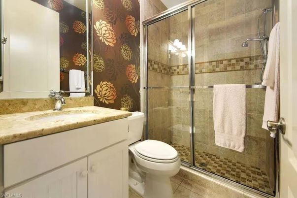 Bathroom, Glass Shower, Interior