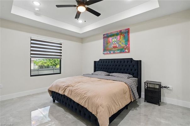 Bedroom, Interior, Recessed Lighting