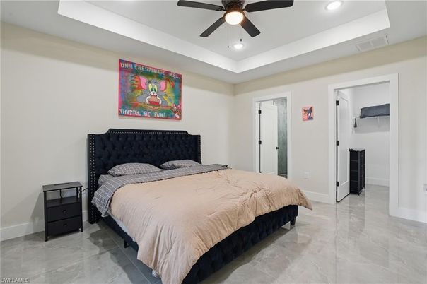 Bedroom, Interior, Recessed Lighting