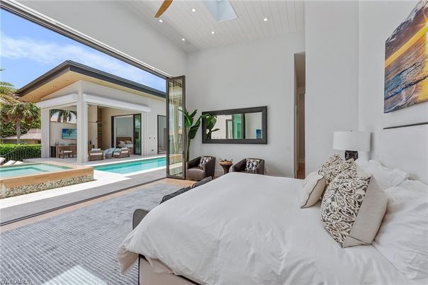 Bedroom, Interior, Pool, Recessed Lighting