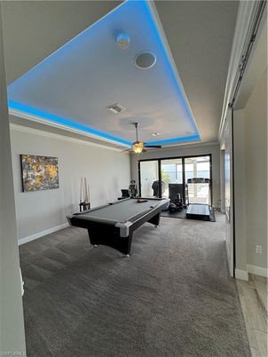 Billiard Table, Fitness Equipment, Game Room, Interior