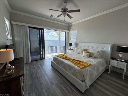 Bedroom, Interior, Water, Wood Texture Flooring