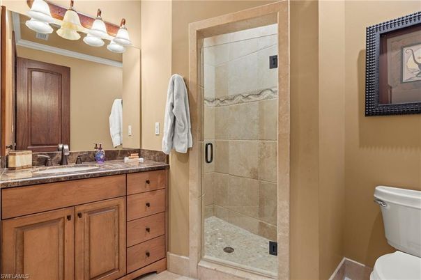 Bathroom, Glass Shower, Interior