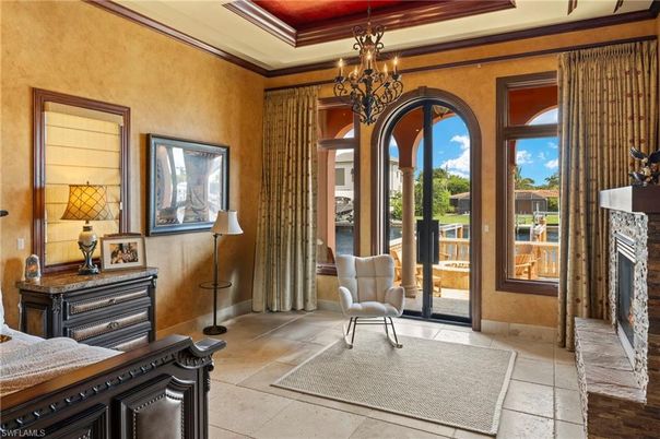 Chandelier, Fireplace, Interior, Water