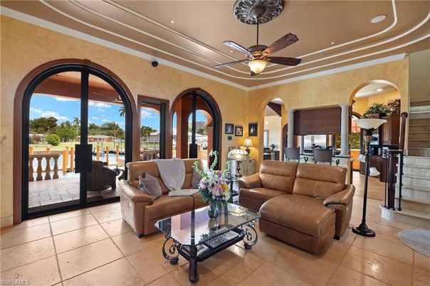 Interior, Living room, Recessed Lighting