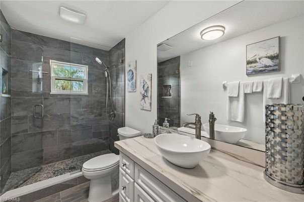Bathroom, Glass Shower, Interior