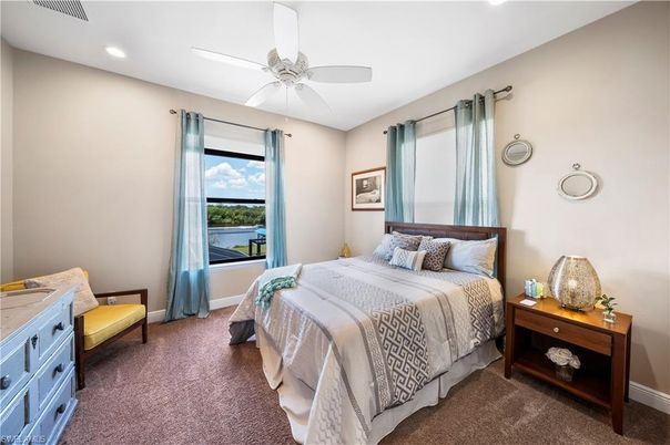 Bedroom, Interior, Recessed Lighting, Water