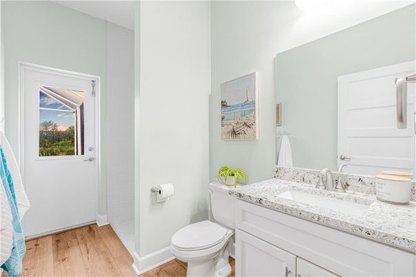 Bathroom, Interior, Wood Texture Flooring
