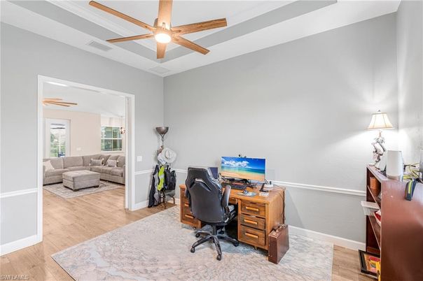 Home Office, Interior, Wood Texture Flooring