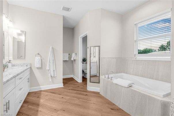 Bathroom, Interior, Wood Texture Flooring