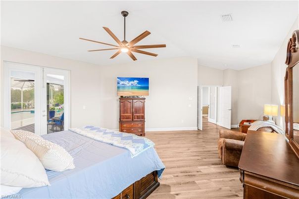 Bedroom, Interior, Wood Texture Flooring