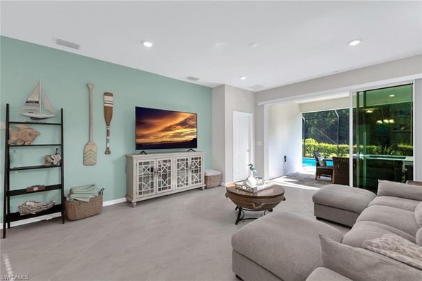 Interior, Living room, Recessed Lighting