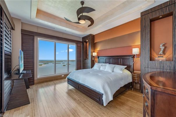 Bedroom, Interior, Water, Wood Texture Flooring
