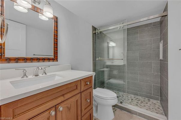 Bathroom, Glass Shower, Interior