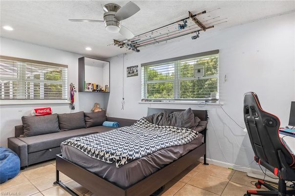 Bedroom, Interior, Recessed Lighting