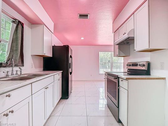 Interior, Kitchen, Marble, Recessed Lighting